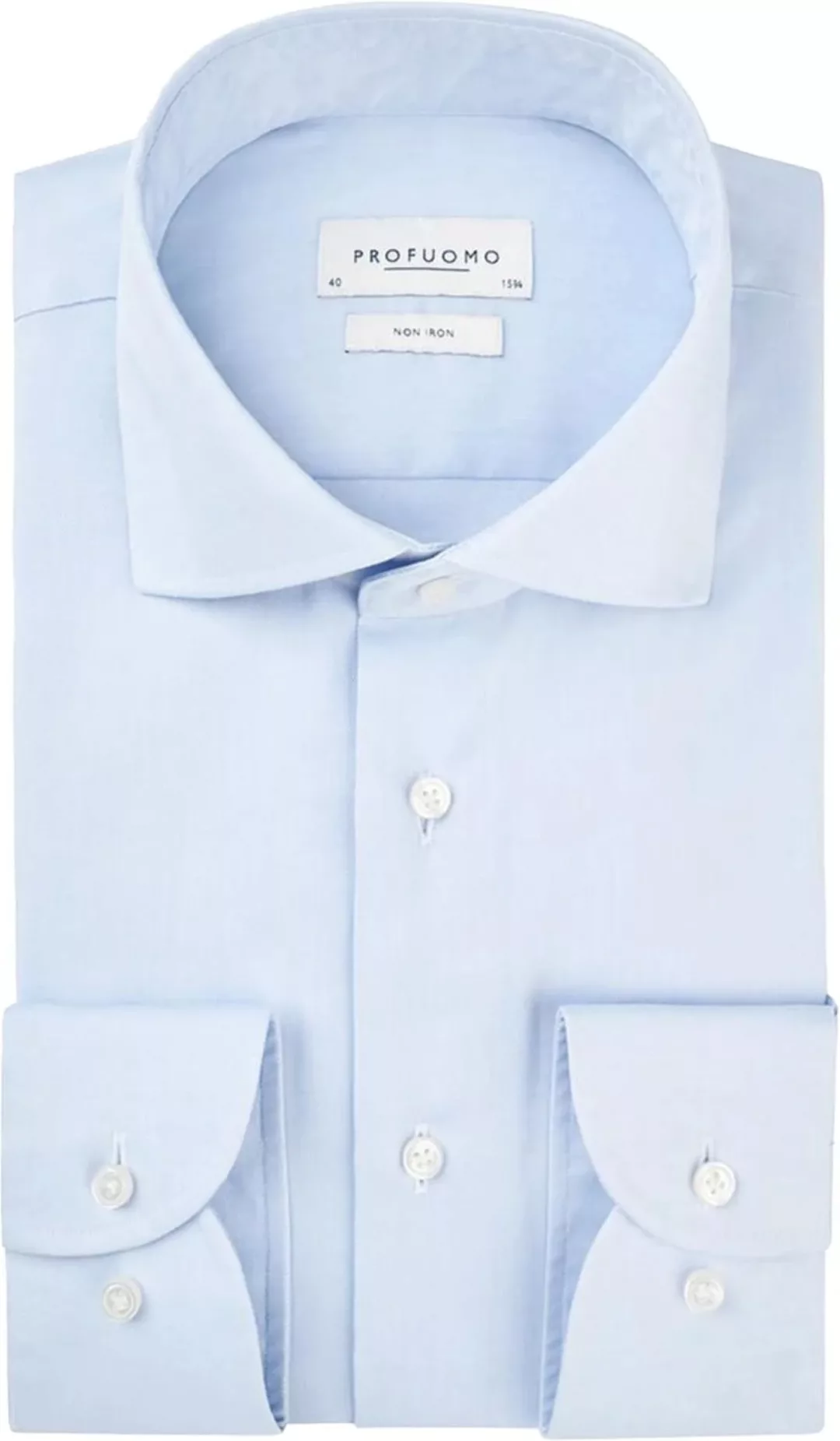 Profuomo Hemd Cutaway Blue - Größe 43 günstig online kaufen