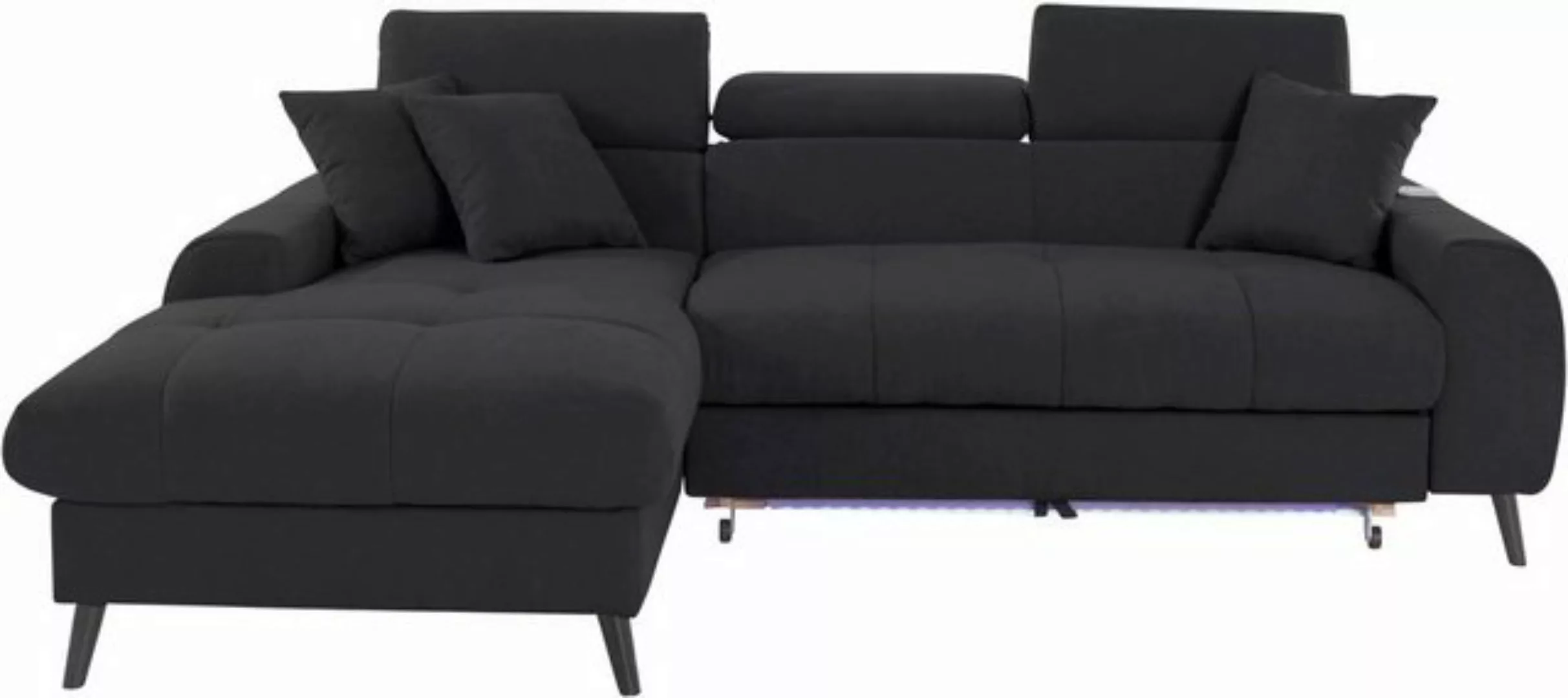 COTTA Ecksofa Mia L-Form, 3-tlg.-Kissen-Set, Recamiere, wahlweise mit oder günstig online kaufen