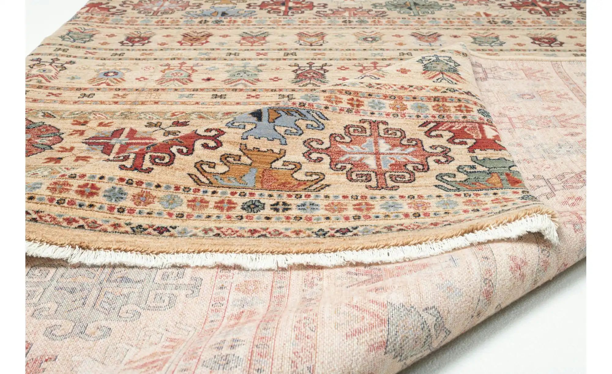 THEKO Wollteppich »Saharna 7684«, rechteckig, 12 mm Höhe, Kurzflor, Orient günstig online kaufen