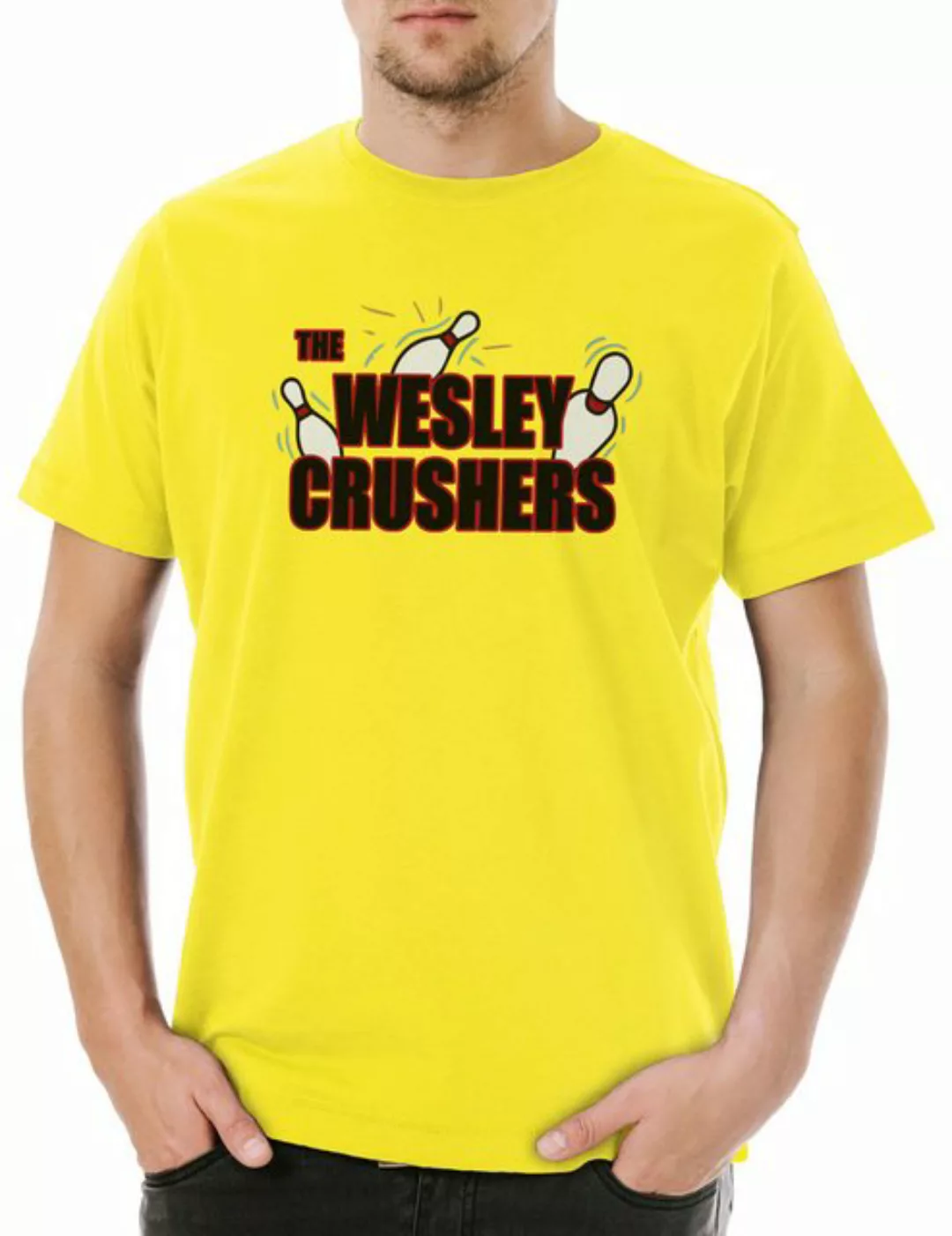 Urban Backwoods Print-Shirt The Wesley Crushers Herren T-Shirt Star TBBT Bi günstig online kaufen