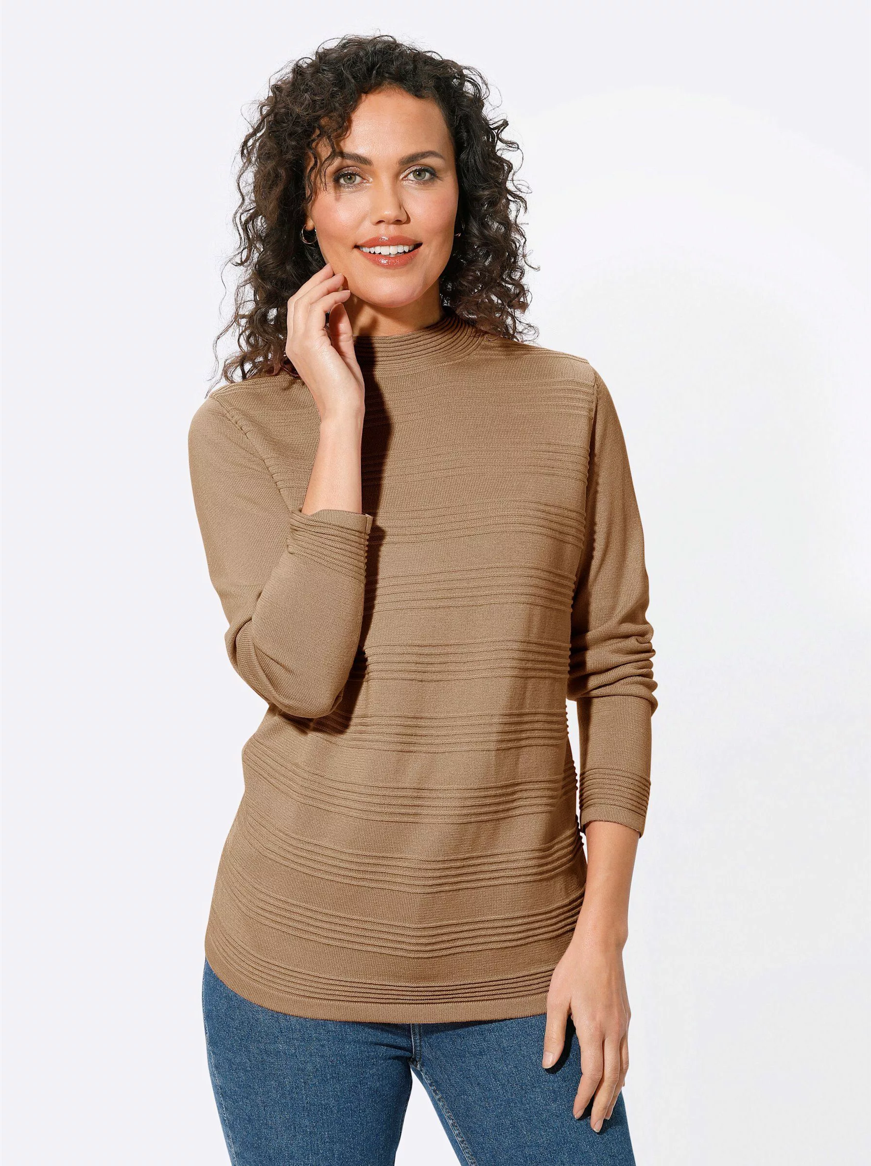 Witt Strickpullover Stehkragenpullover günstig online kaufen