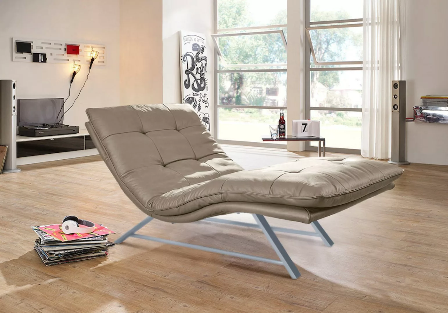 W.SCHILLIG Relaxliege "daily dreams", in Waffelkissen-Optik, wahlweise mit günstig online kaufen