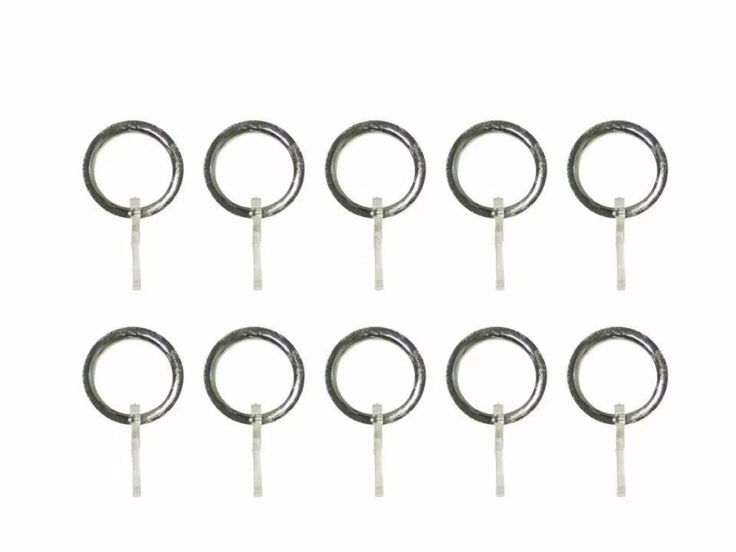 indeko Gardinenring, Gardinenstangen, (Set, 10-St., mit günstig online kaufen