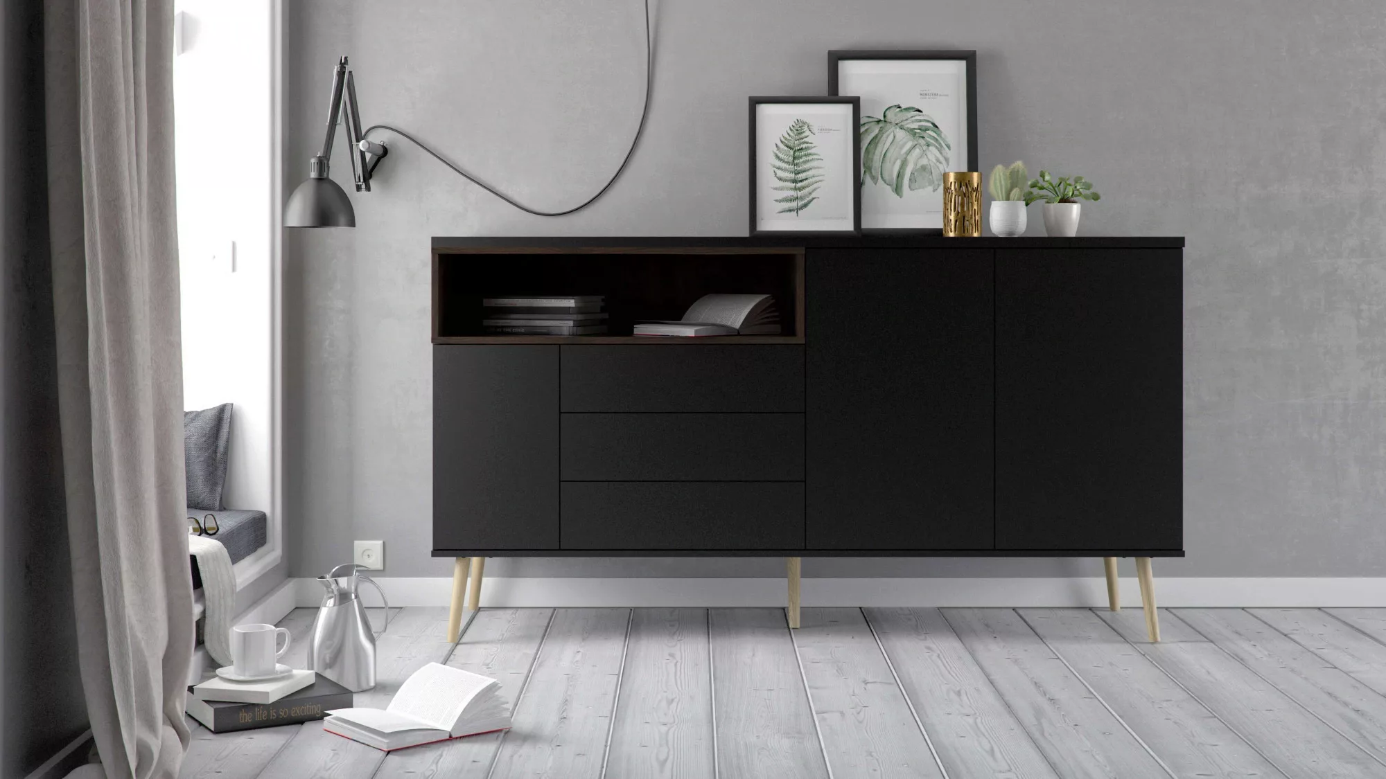 INOSIGN Sideboard "Roommers, Anrichte, Kommode, Stauraum, modern, praktisch günstig online kaufen
