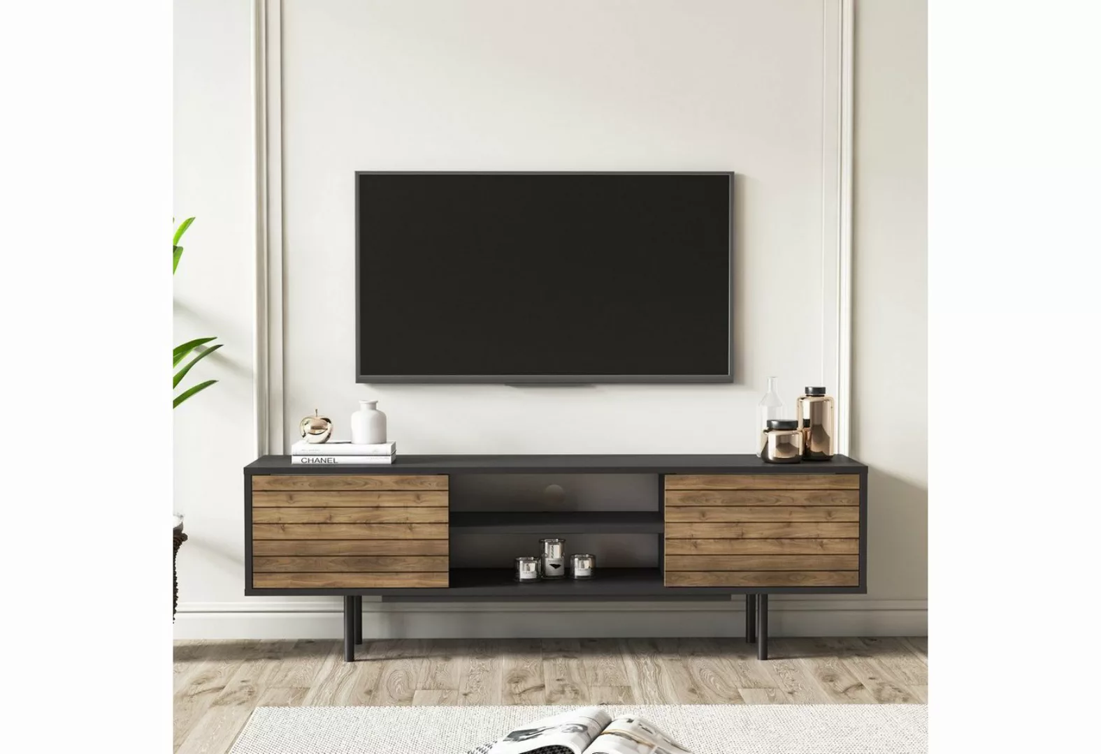 Skye Decor TV-Schrank Schränke, 52x160x35 cm, 100% Melaminbeschichtete Part günstig online kaufen