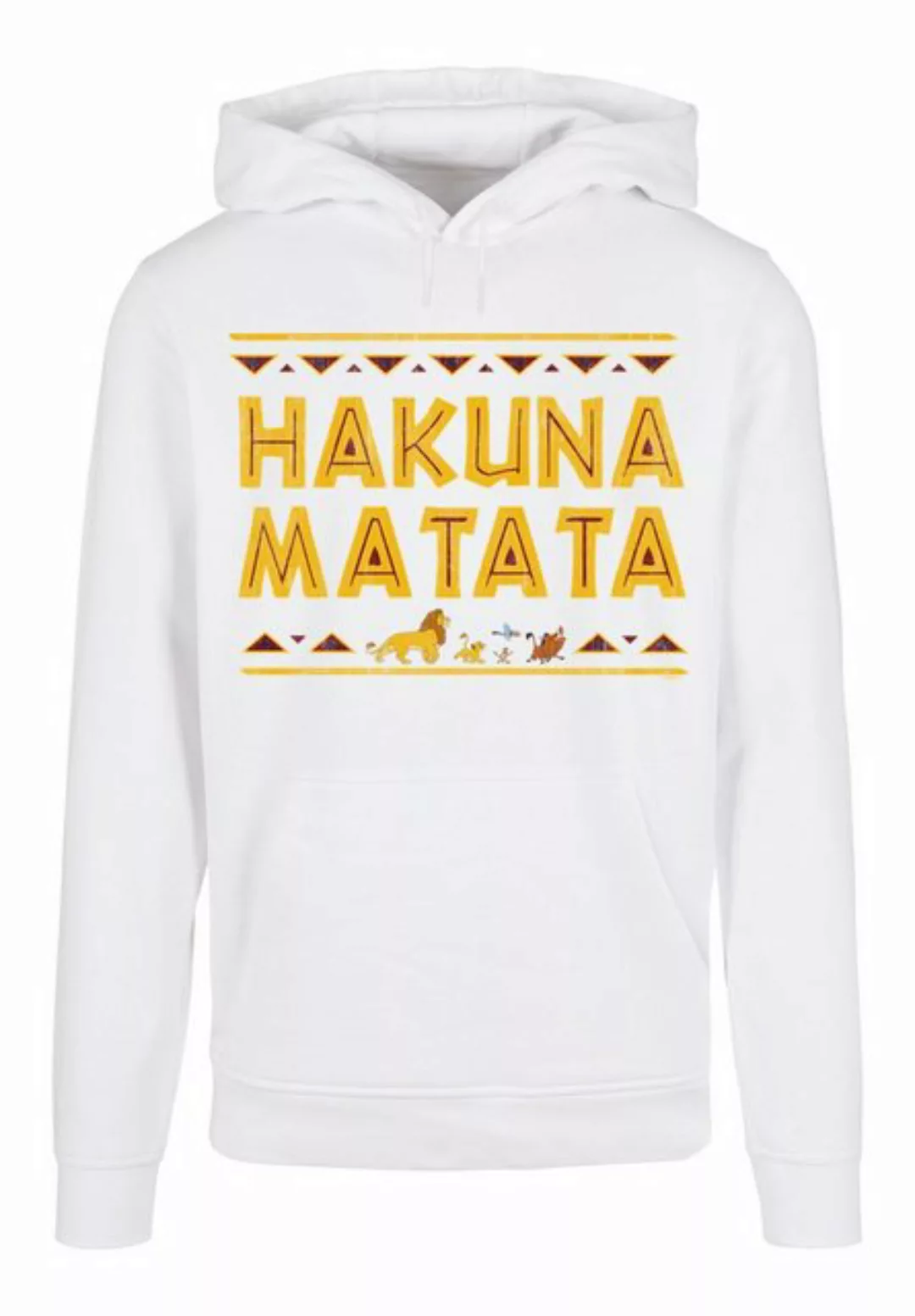 F4NT4STIC Kapuzenpullover Disney König der Löwen Hakuna Matata Print günstig online kaufen