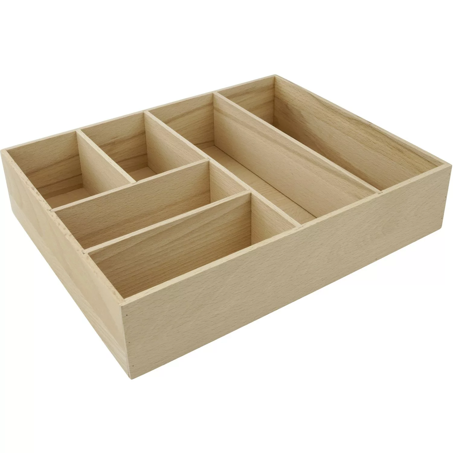 Fackelmann Schubladen-Box Buche 26 cm x7 cm x 32 cm günstig online kaufen