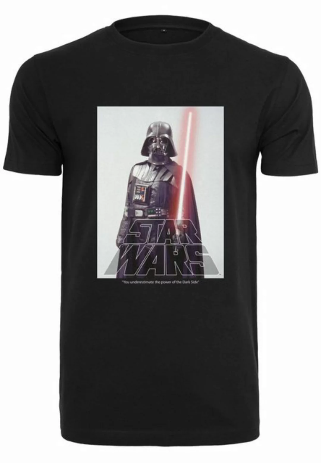 Merchcode Kurzarmshirt Merchcode Herren Star Wars Darth Vader Logo Tee (1-t günstig online kaufen