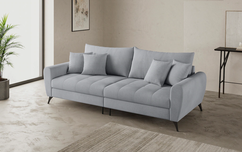 Home affaire Big-Sofa "Blackburn II", Mit Kaltschaumpolsterung bis 140 kg b günstig online kaufen