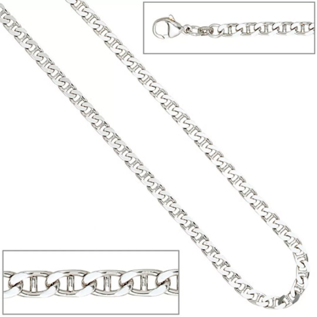 SIGO Halskette Kette 925 Sterling Silber rhodiniert 60 cm Silberkette Karab günstig online kaufen