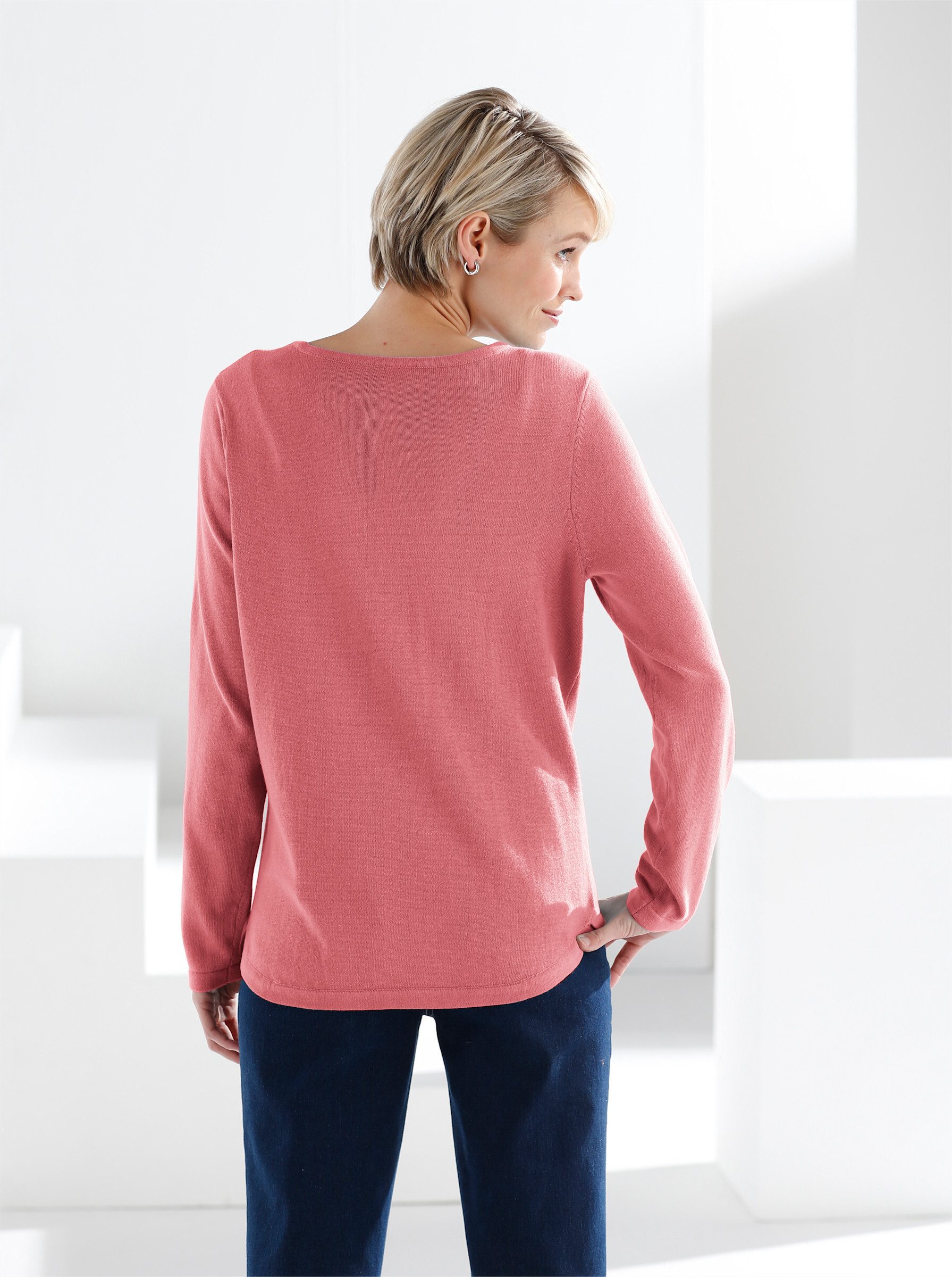 Sieh an! Strickpullover Baumwollpullover günstig online kaufen
