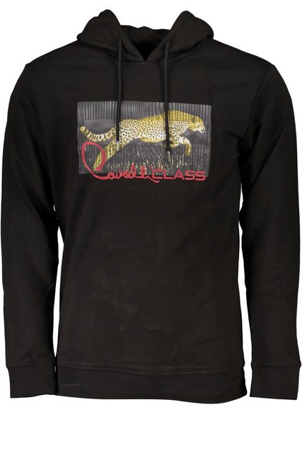 Cavalli Class Sweatshirt Herren Langarm-Sweatshirt mit Kapuze - Schwarz mit günstig online kaufen