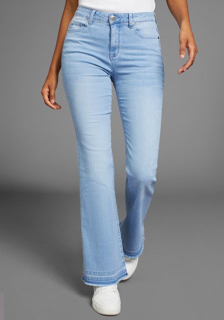 KangaROOS Weite Jeans, Flare Weite Jeans High Waist günstig online kaufen