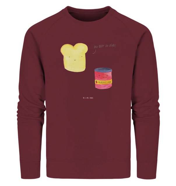 Mr. & Mrs. Panda Longpullover Größe M Toast Marmelade - Burgundy - Geschenk günstig online kaufen