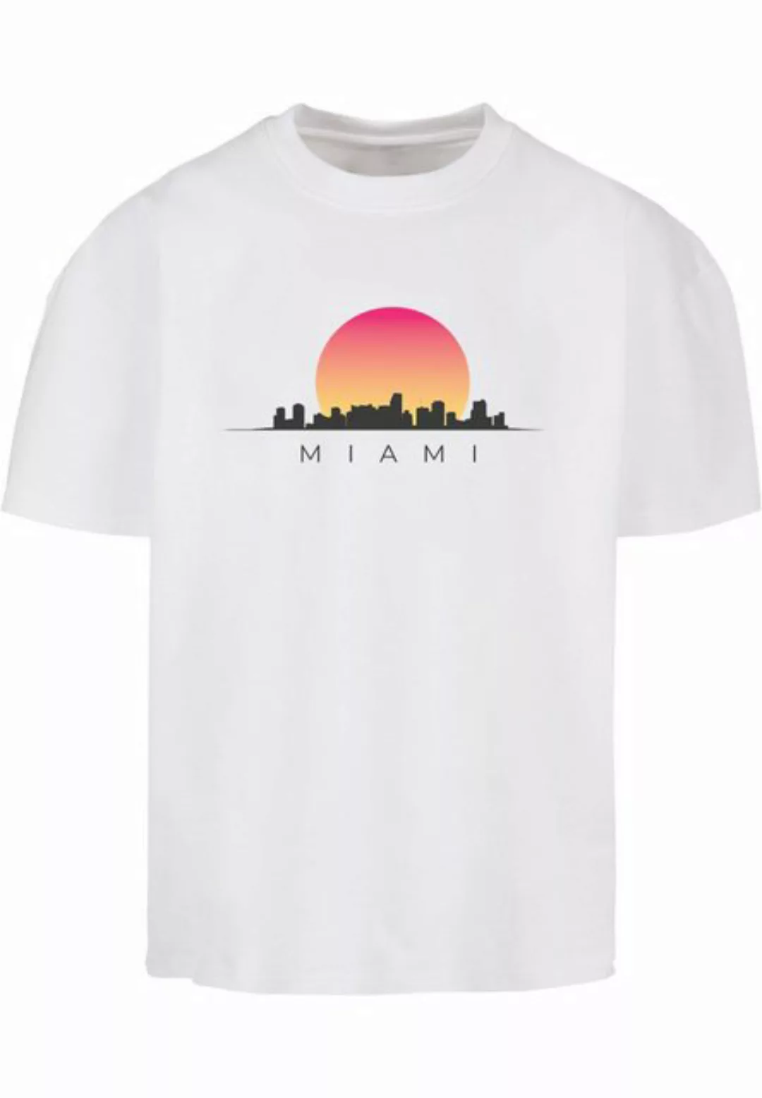 Merchcode T-Shirt Merchcode Herren Miami Ultra Heavy Cotton Box T-Shirt (1- günstig online kaufen