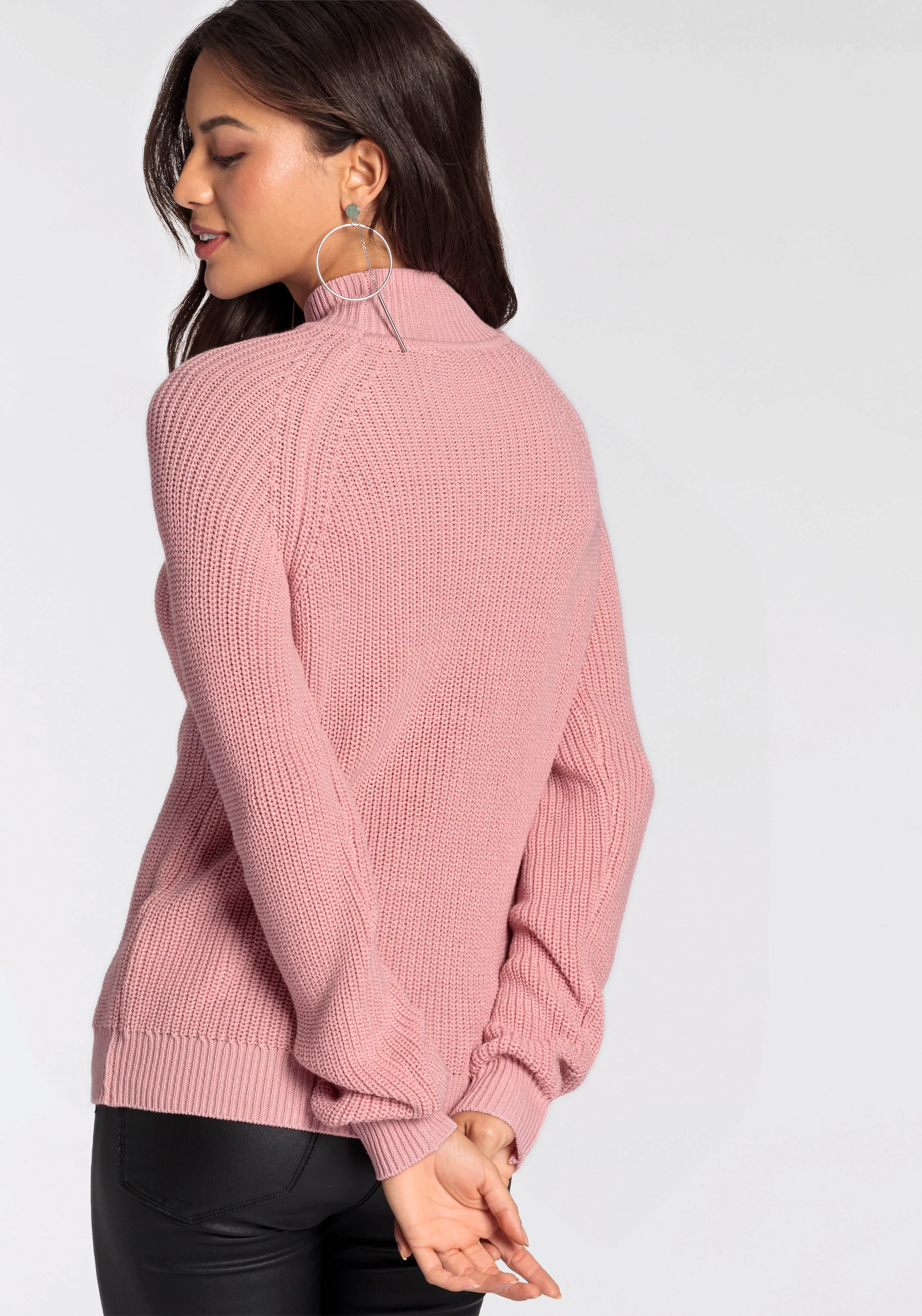 Melrose Stehkragenpullover, mit Cut-Outs - NEUE KOLLEKTION günstig online kaufen