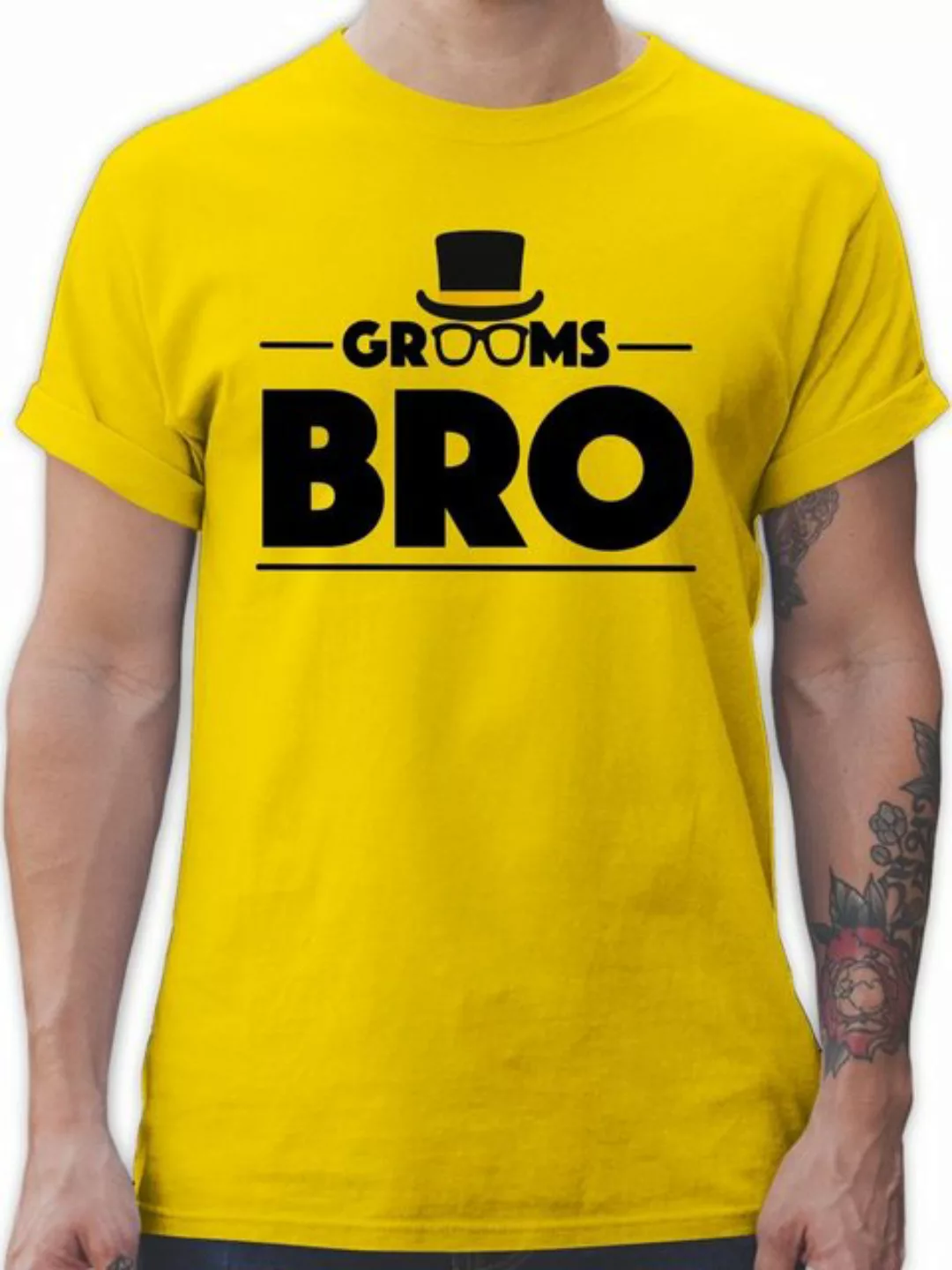 Shirtracer T-Shirt Grooms Bro JGA Männer günstig online kaufen