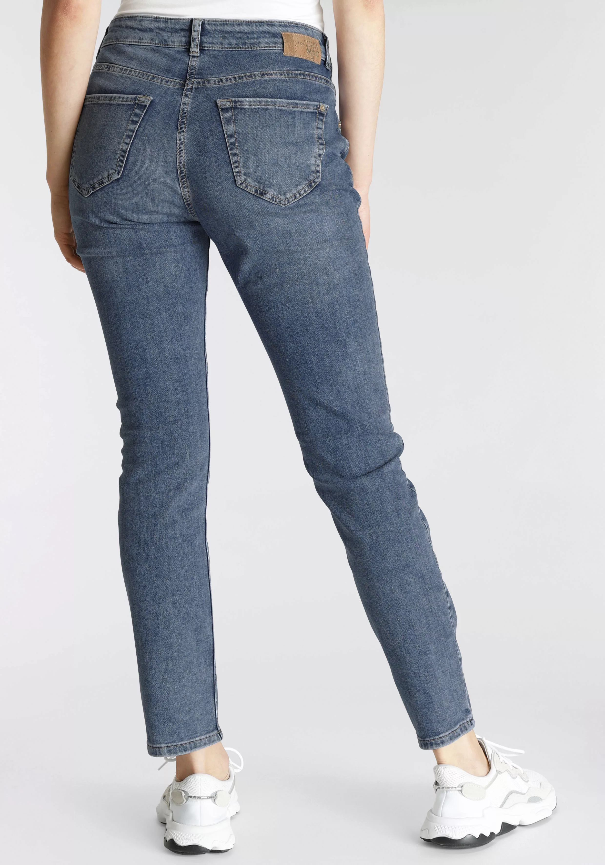 MAC Slim-fit-Jeans Slim Destroyed Leichte moderne Destroyed-Effekte günstig online kaufen