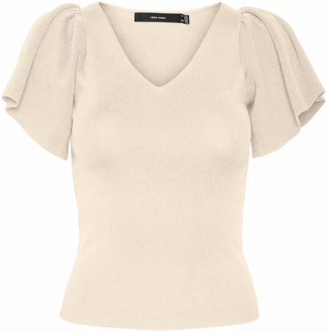 Vero Moda Strickpullover VMGINNY SS V-NECK PULLOVER NOOS günstig online kaufen