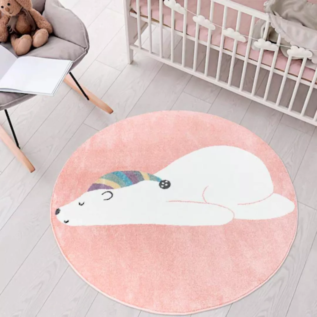 Carpet City Kinderteppich »ANIME921«, rund, Kinderzimmer Teppich Modern mit günstig online kaufen