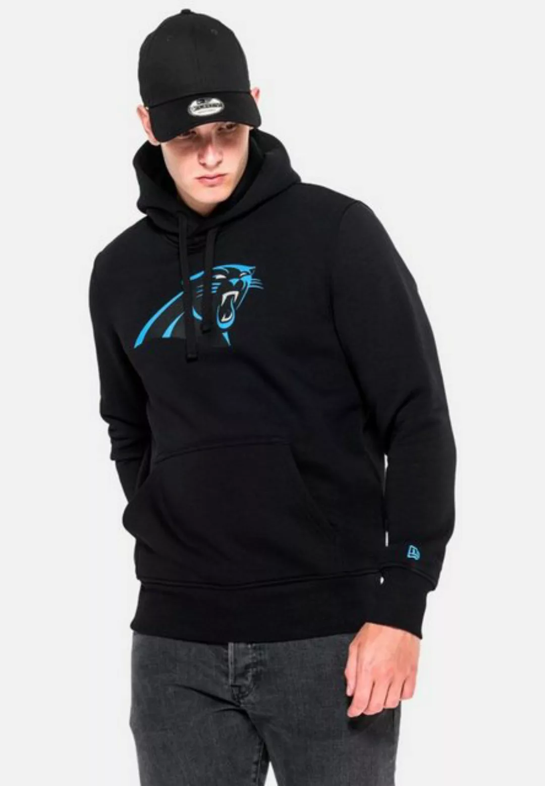 New Era Nfl Team Logo Carolina Panthers Kapuzenpullover 2XL Black günstig online kaufen