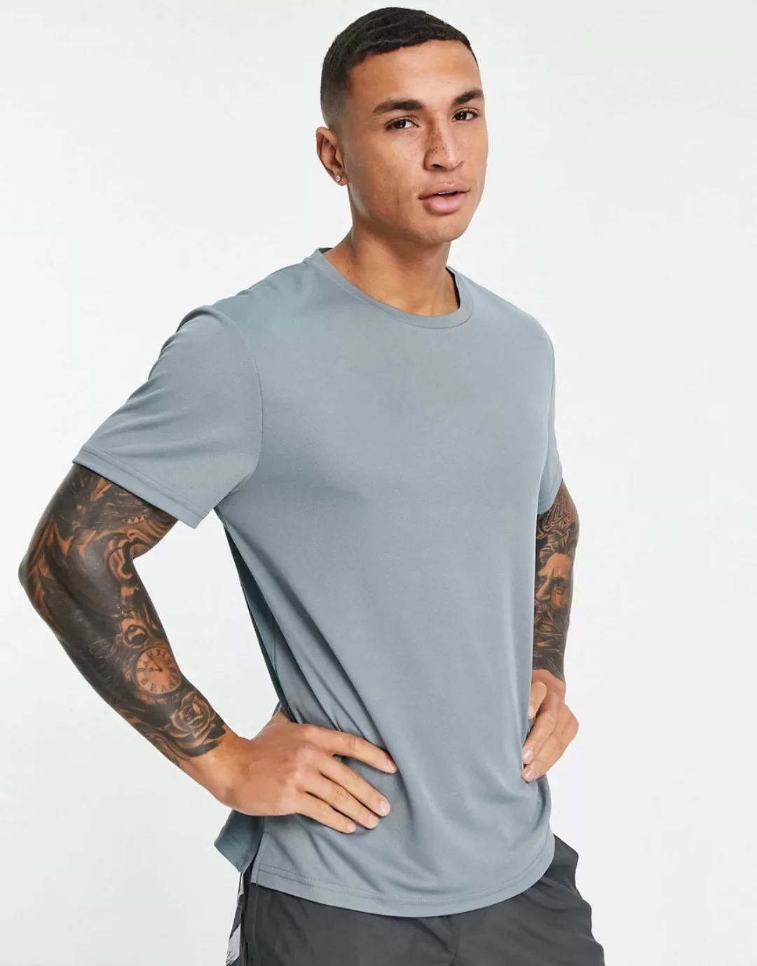 Bolongaro Trevor Sport – Monterey – T-Shirt aus Netzstoff-Blau günstig online kaufen