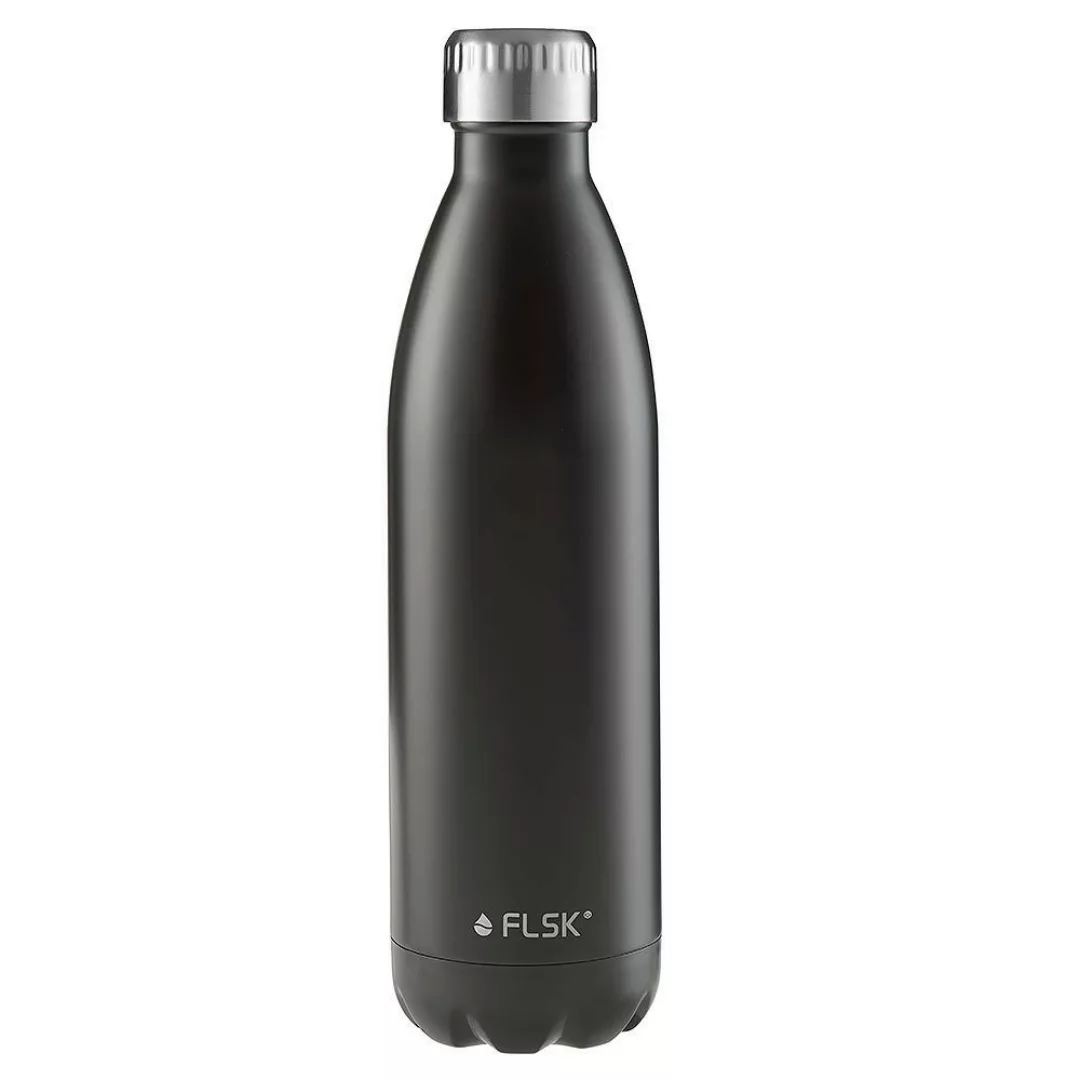 FLSK Trinkflasche BLCK Isolierflasche Schwarz Black - 2. Generation 1000 ml günstig online kaufen