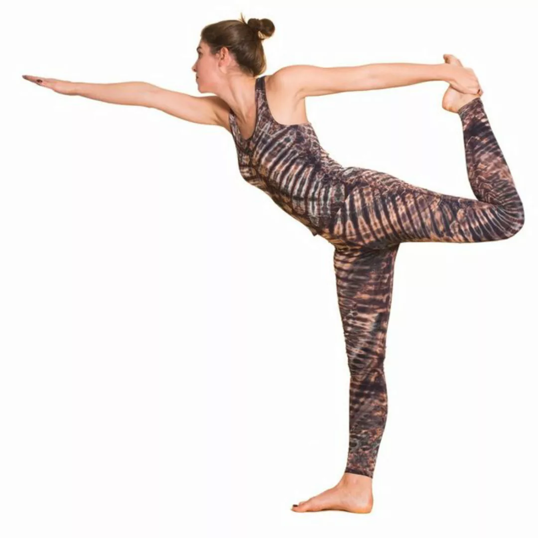 PANASIAM Leggings Unikat Batik Leggings 'Zebra' aus natürlicher Viskose Goa günstig online kaufen