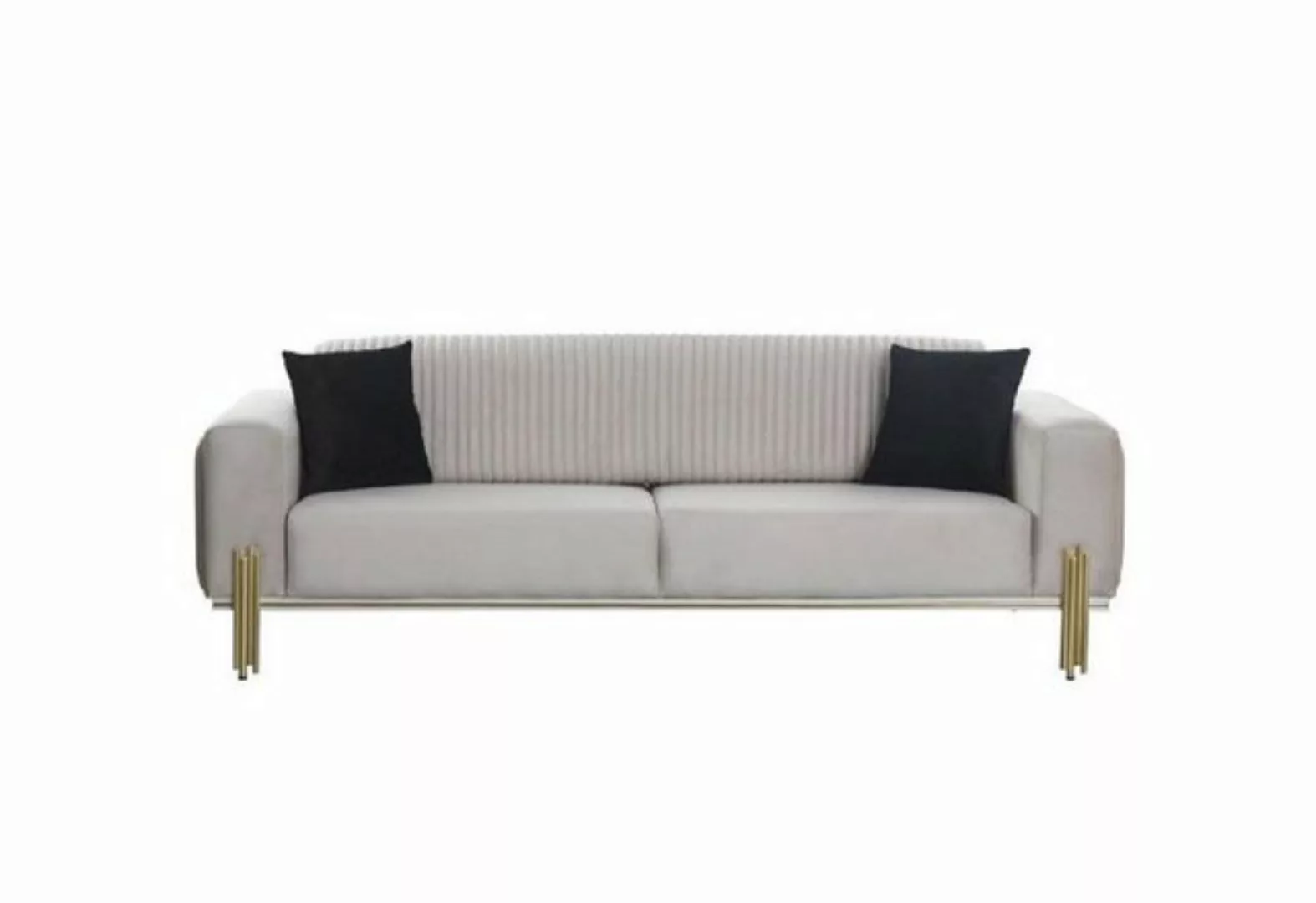 JVmoebel Sofa Luxus Sofa 3 Sitzer Couches Sofas Couch Stoff Modern Dreisitz günstig online kaufen