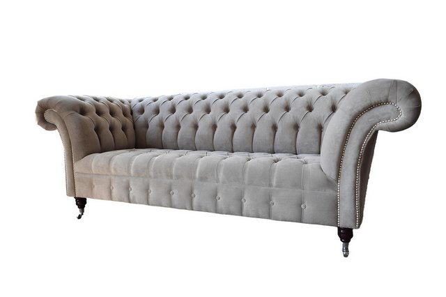 Xlmoebel Sofa Chesterfield Sofa Polstermöbel Klassisches Leder Schaffhau 3- günstig online kaufen