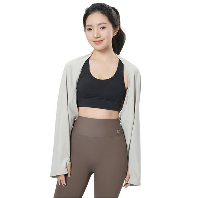 Refttenw Sommerjacke Sport Oberteil, Langarm Fitness Yoga Jacke,UPF 50+ Son günstig online kaufen