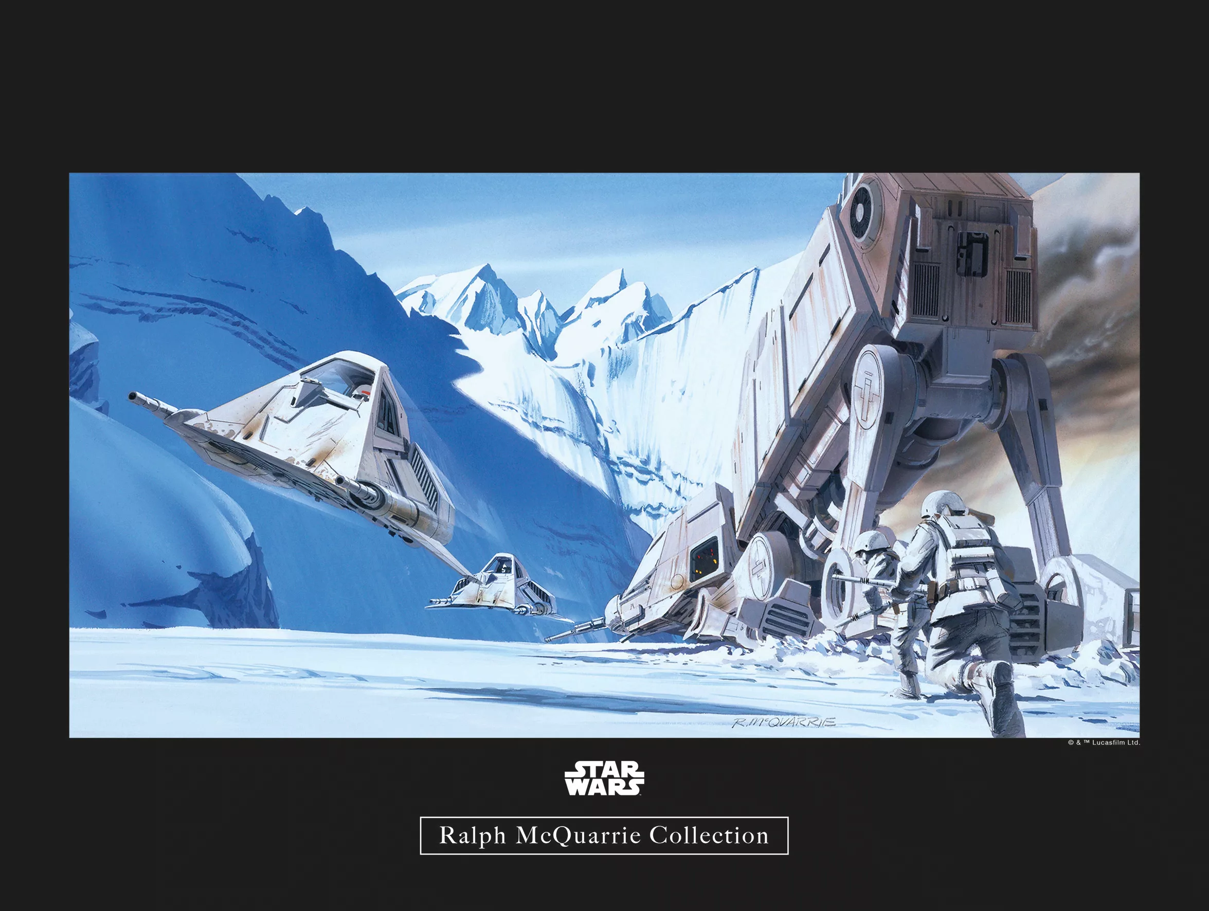 Komar Wandbild Star Wars Snowspeed 40 x 30 cm günstig online kaufen