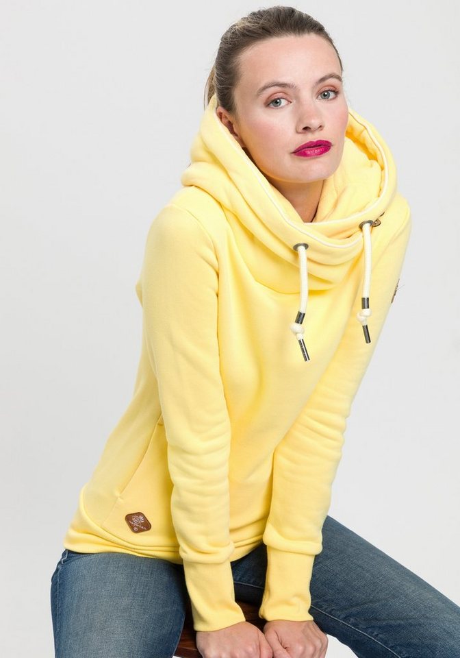 Ragwear Kapuzensweatshirt GRIPYBUTTON Sweater mit rustikalen Kordel-Akzente günstig online kaufen