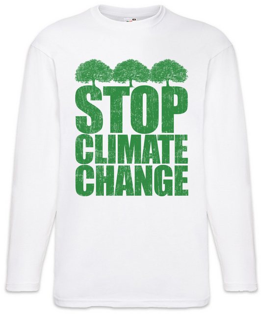 Urban Backwoods Langarmshirt Stop Climate Change Langarm T-Shirt Save World günstig online kaufen