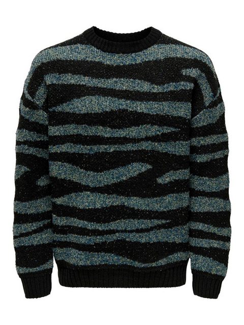 ONLY & SONS Strickpullover - modischer Boucle Pullover - ONSLINCOLM DS 3 BO günstig online kaufen