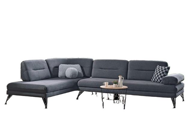 JVmoebel Ecksofa Ecksofa L-Form Textil Eckcouch Sofa Polster Premium Couch günstig online kaufen