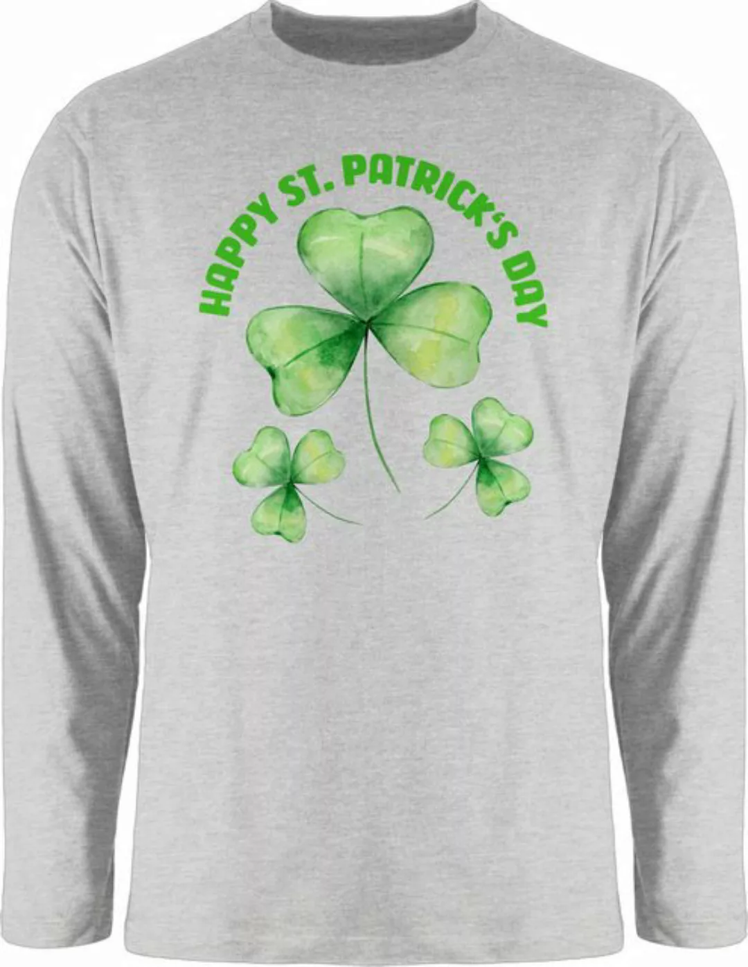Shirtracer Rundhalsshirt Happy St Patricks Day Kleeblatt Irland St. Patrick günstig online kaufen