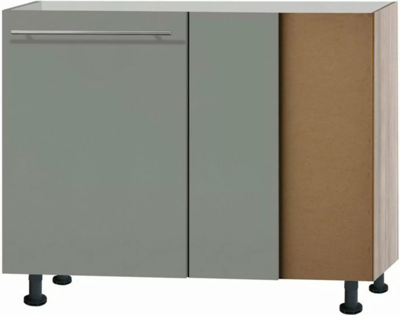 OPTIFIT Eckunterschrank Bern 100 cm breit, mit 1 Tür mit höhenverstellbaren günstig online kaufen