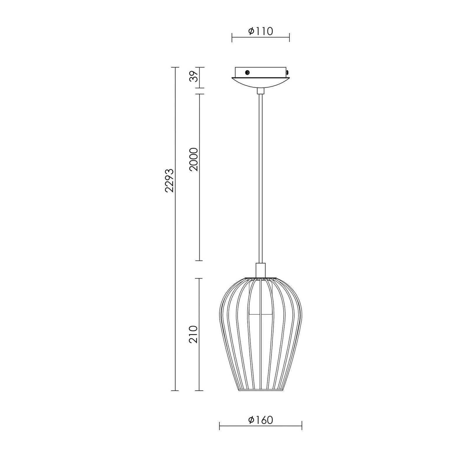 Beacon Hängeleuchte Callam Ø 16 cm, schwarz, Metall günstig online kaufen