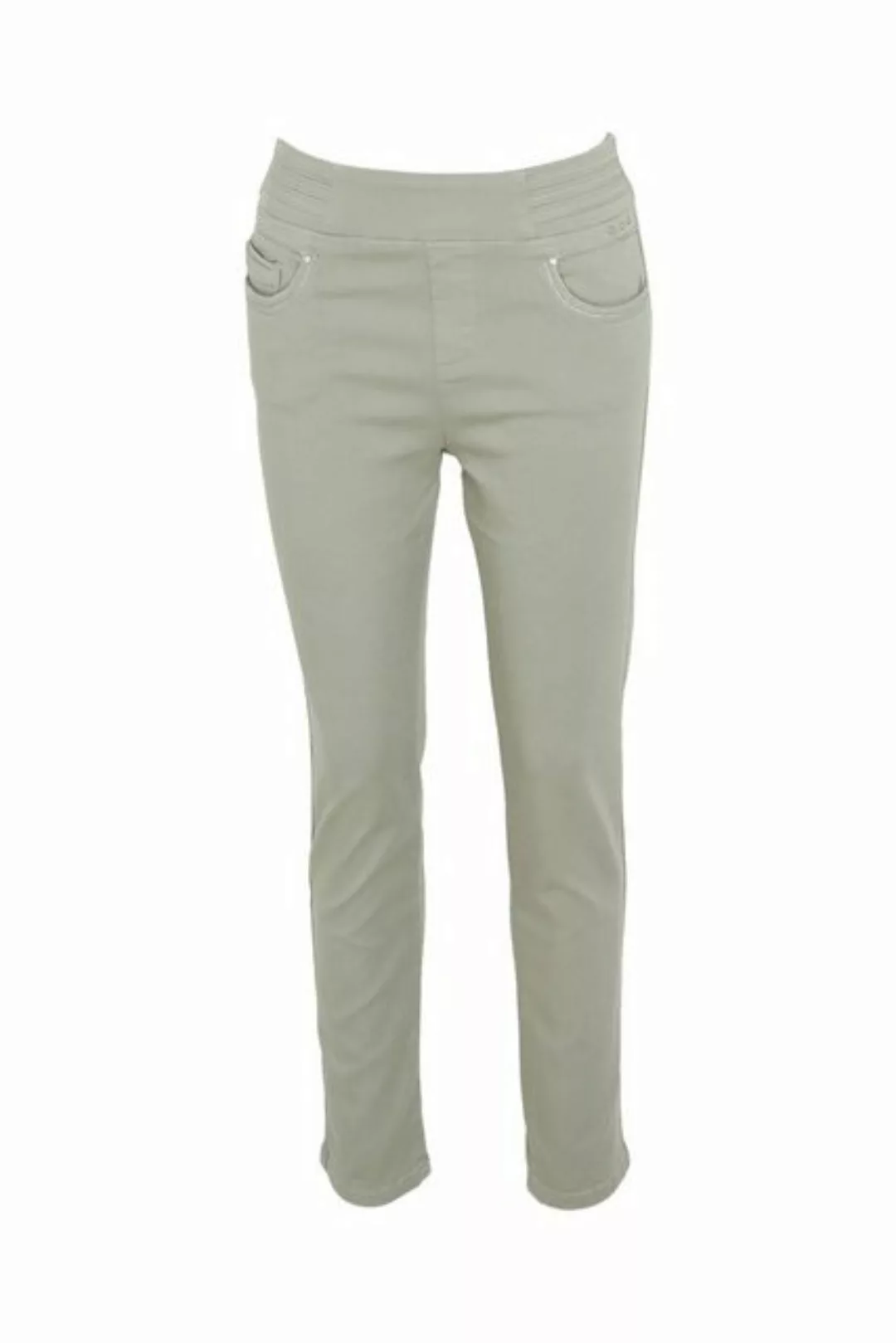 Cassis 5-Pocket-Hose Unifarbene Slim-Fit-Hose Mit Lurex (1-tlg) günstig online kaufen