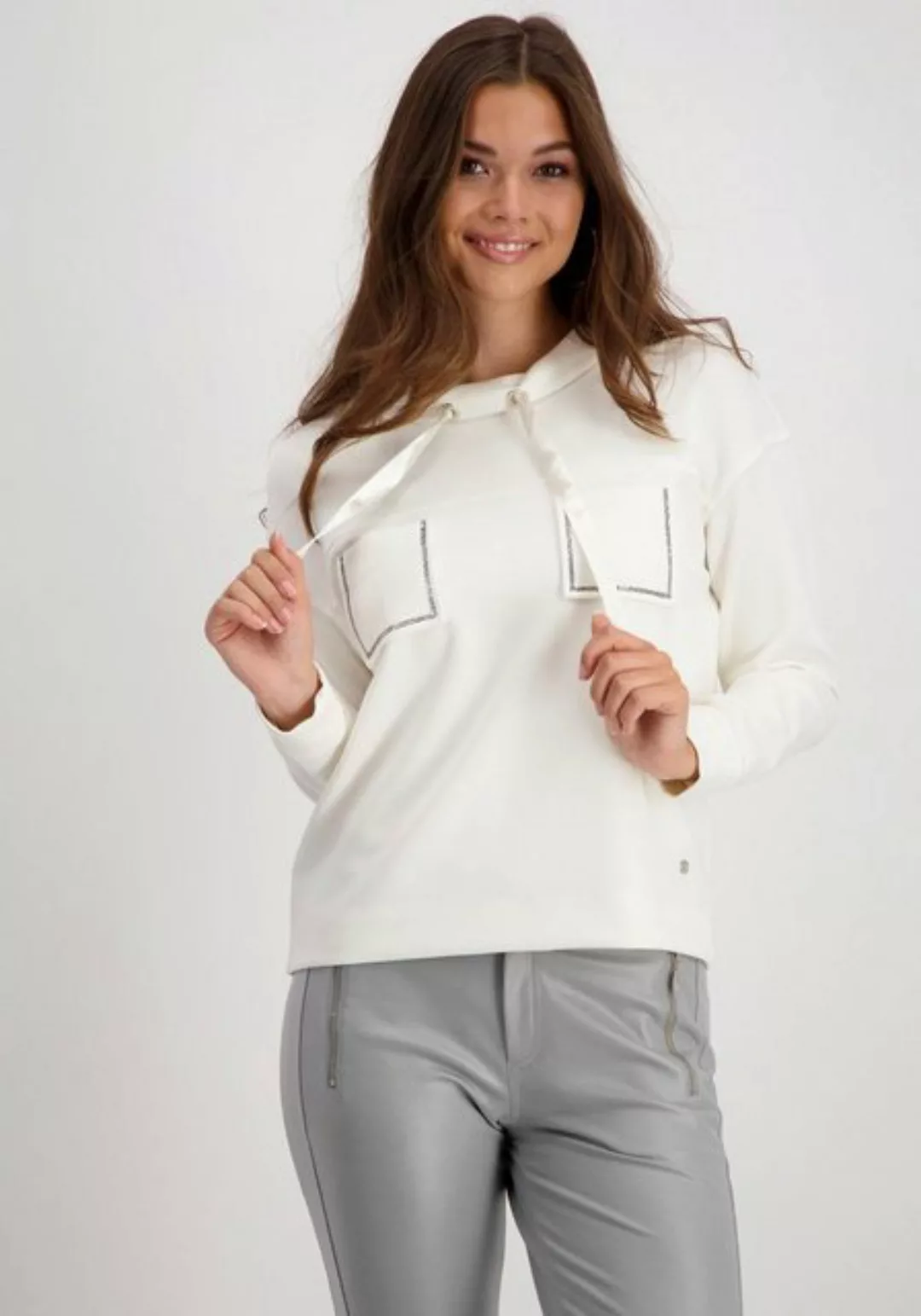 Monari Sweatshirt mit Glitzersteinchen günstig online kaufen