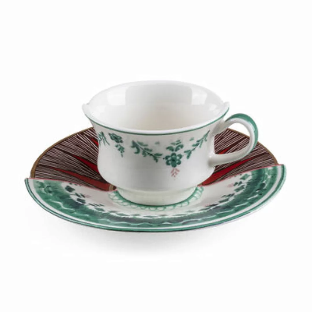 Kaffeetasse Hybrid Chucuito keramik bunt / Set Kaffeetasse + passende Unter günstig online kaufen