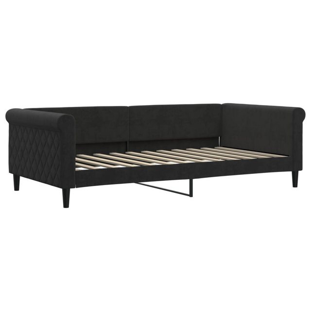 vidaXL Bett, Tagesbett Schwarz 100x200 cm Samt günstig online kaufen