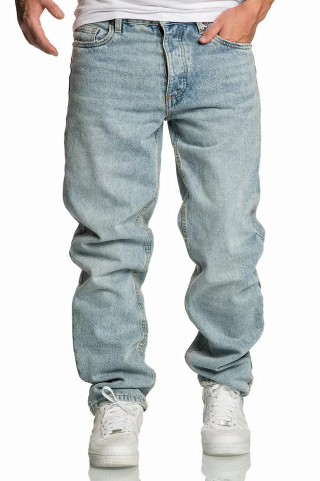 Amaci&Sons Weite Jeans BOX HILL 90s Baggy Jeans Herren 90s Denim Jeans Hose günstig online kaufen