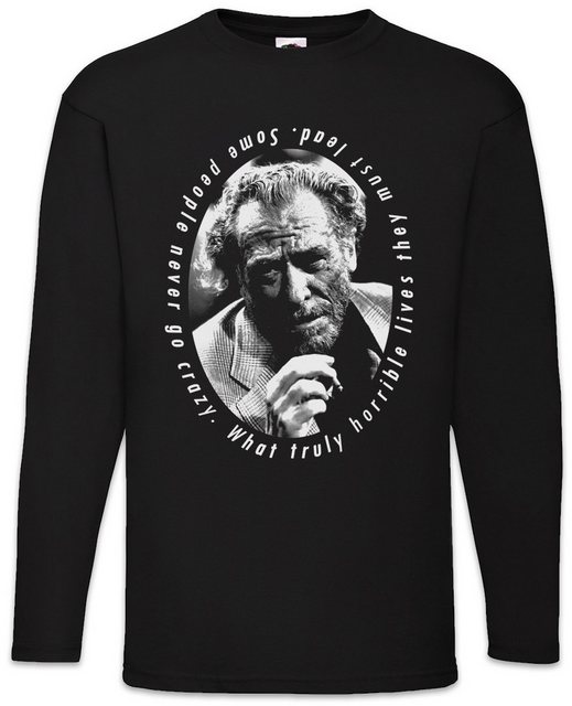 Urban Backwoods Langarmshirt Charles Bukowski Portrait Langarm T-Shirt Quot günstig online kaufen