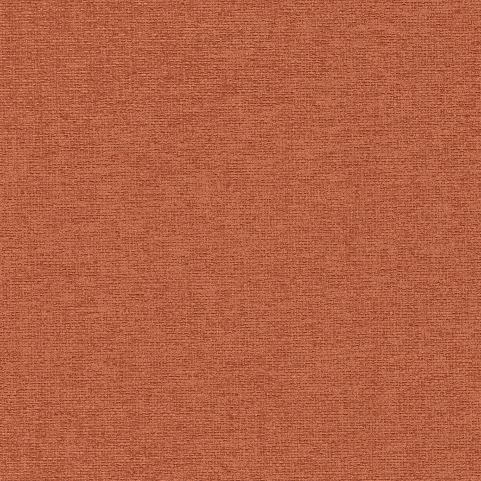 Bricoflor Uni Tapete In Terracotta Einfarbige Vliestapete In Leinenoptik Id günstig online kaufen