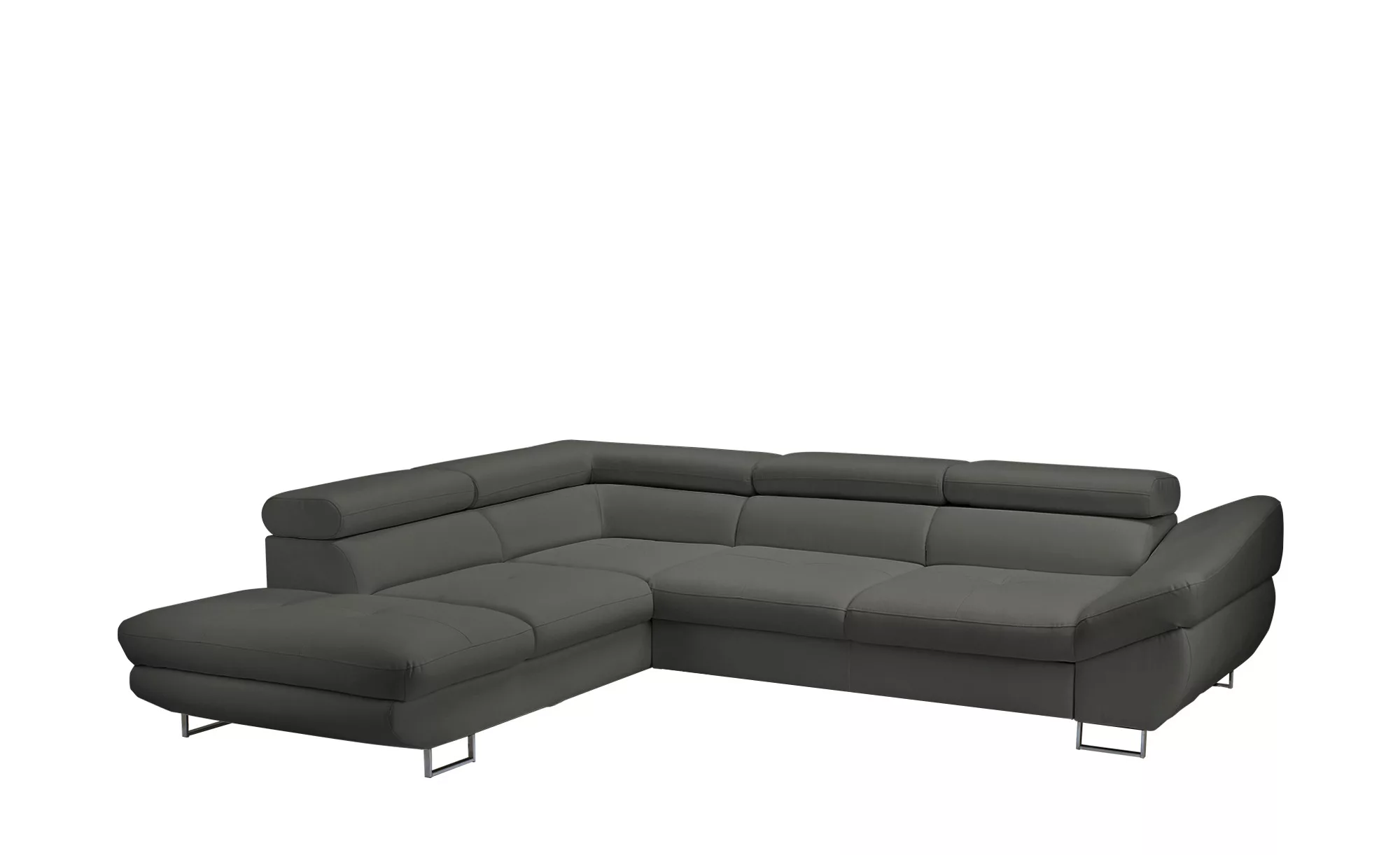 switch Ecksofa aus Kunstleder Fabio ¦ grau ¦ Maße (cm): B: 280 H: 69 T: 235 günstig online kaufen