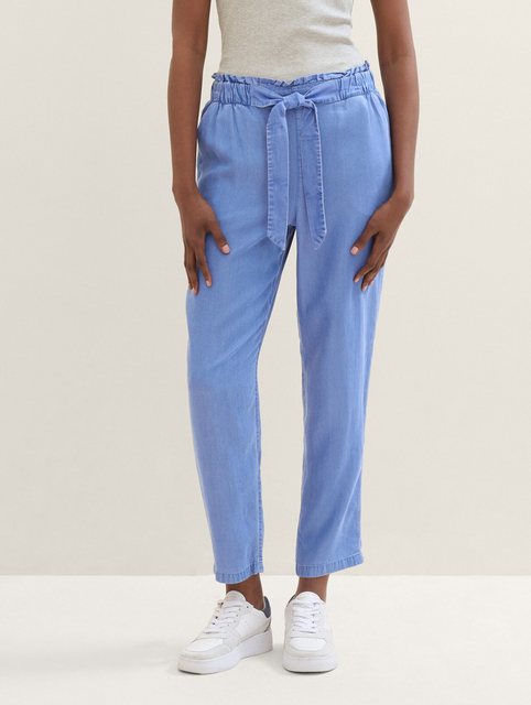 TOM TAILOR Denim Stoffhose Paperbag Hose günstig online kaufen