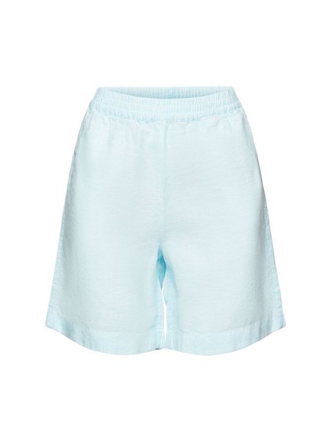 Esprit Shorts Pull-on-Hose aus Baumwolle-Leinen-Mix (1-tlg) günstig online kaufen