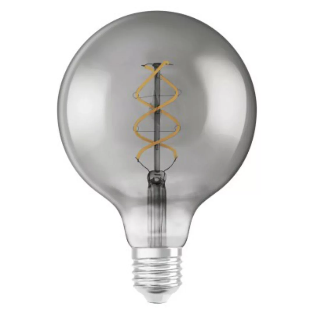 Osram LED Lampe ersetzt 16W E27 Globe - G125 in Grau 4W 150lm 1800K 1er Pac günstig online kaufen